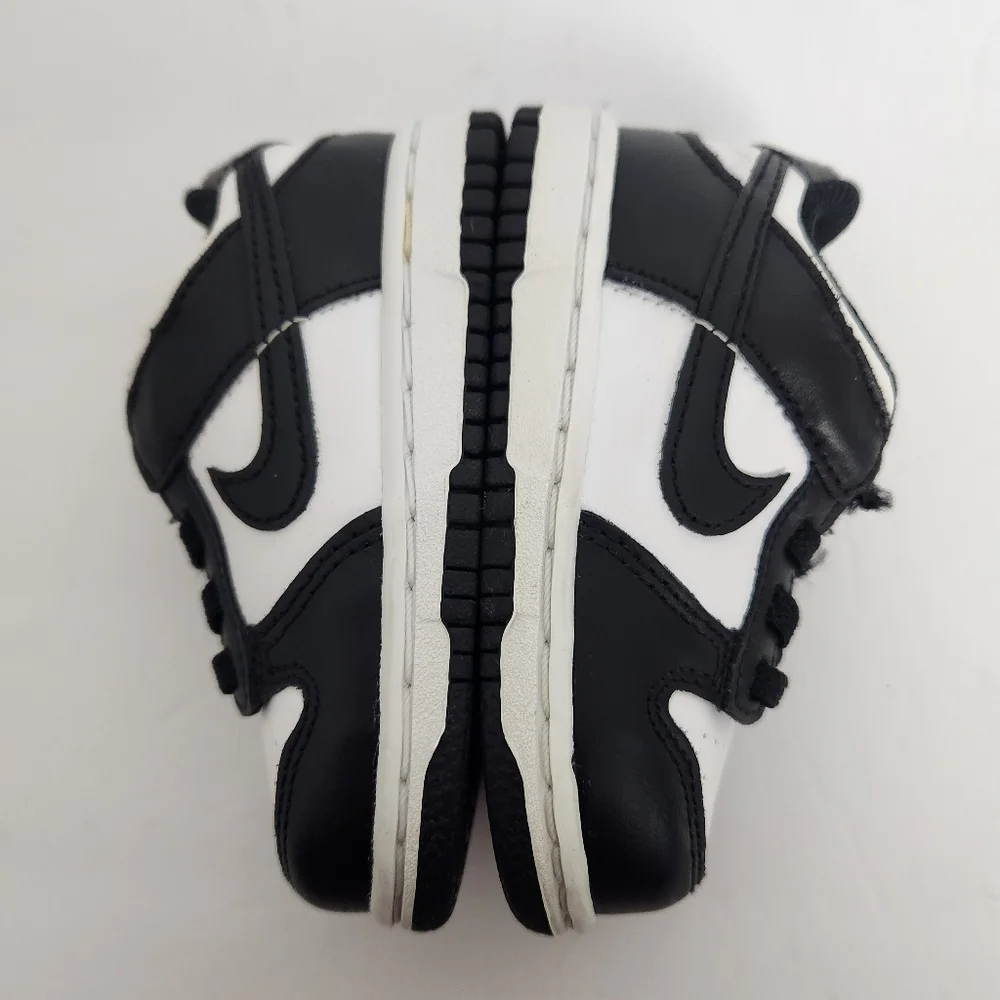 Nike Dunk Low Shoes Toddler Size 6C Black White Panda Kids Sneakers CW1589-100 - Picture 11 of 12